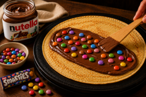 Nutella mit Smarties